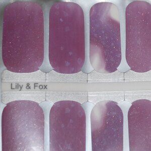 3 For 15 - LILY & FOX - Pink Marble Tie Dye Nail Stickers Wraps Strips